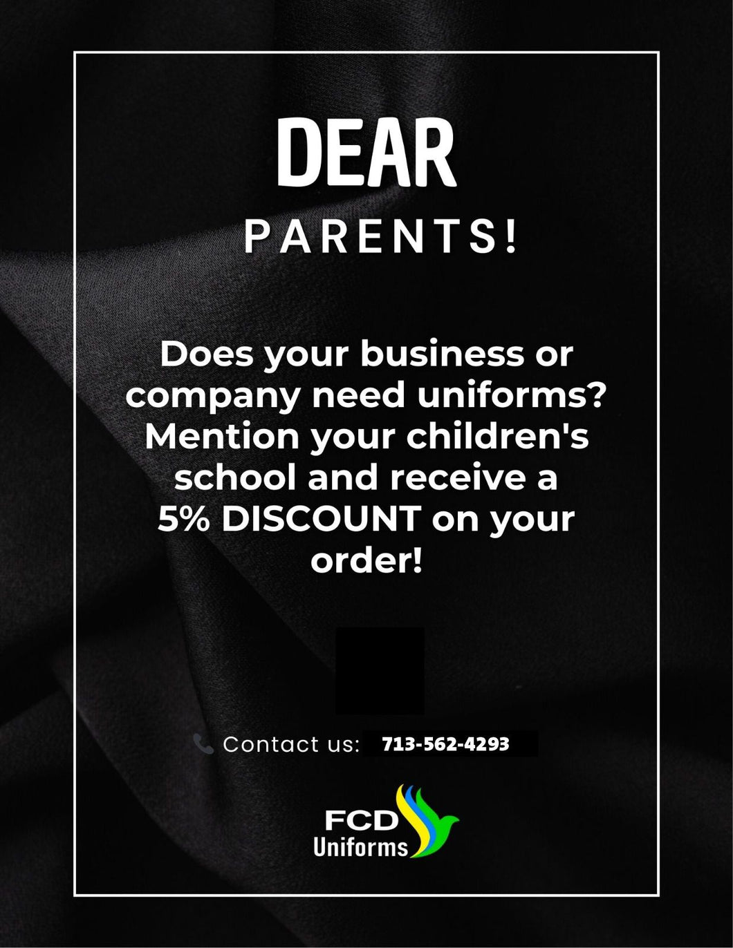 FCD Parent Promotion!
