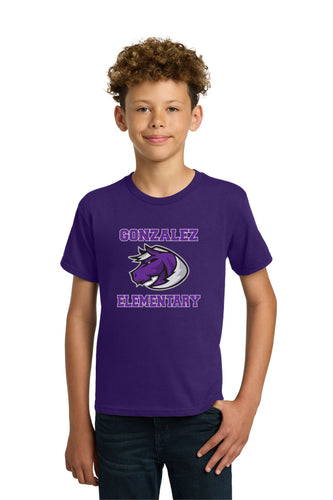 Gonzalez Elementary Purple Performance T-Shirt