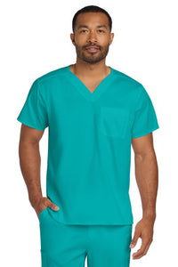 Wink Unisex WorkFlex Chest Pocket V-Neck Top