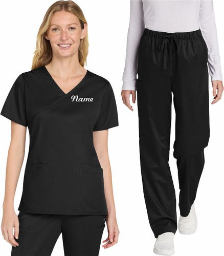 Wink Workflex Ladies Mock Top Bundle